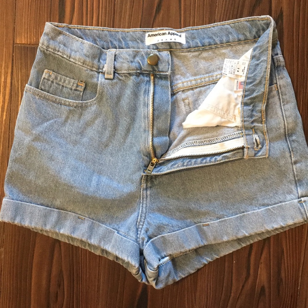 Denim High Wasted Shorts